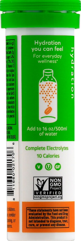 Nuun Hydration Vitamins Grapefruit Orange - 12 ct