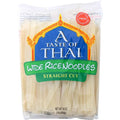 A Taste of Thai Wide Rice Noodles Straight Cut - 16 oz | Pantryway