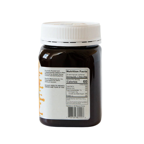 PRI Manuka Honey Raw Monofloral MGO 60+ - 1.1 lb