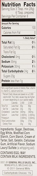 Betty Crocker Home Style Fluffy White Frosting Mix - 7.2 oz