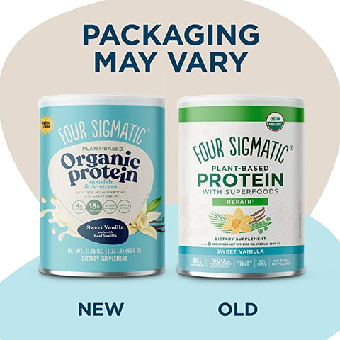 Four Sigmatic Protein Powder Sweet Vanilla - 21.6 oz