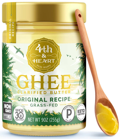 4th & Heart Grass Fed Ghee Butter Original - 9 oz | 4th and heart ghee | 4th & heart ghee | fourth and heart ghee | 4th & heart | 4th & heart original grass fed ghee | 4th and heart ghee butter | fourth & heart ghee | 4th ghee | fourthandheart | 4th & heart ghee butter | 4th and ghee | 4th & heart original ghee | original grass fed ghee by 4th & heart | 4th heart ghee butter original | 4th & heart original ghee