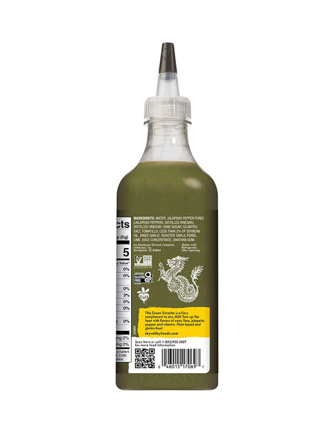 Sky Valley Green Sriracha Sauce - 17.2 oz