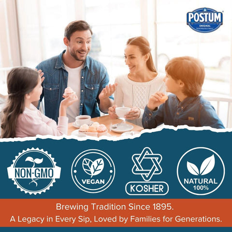 Postum Original Instant Warm Beverage Roasted Wheat Bran & Molasses - 8 oz