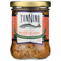 Tonnino Silver Salmon Fillets with Rosemary in Olive Oil - 6.03 oz | canned smoked salmon| Pantryway