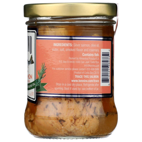 Tonnino Silver Salmon Fillets with Rosemary in Olive Oil - 6.03 oz