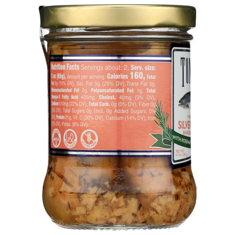 Tonnino Silver Salmon Fillets with Rosemary in Olive Oil - 6.03 oz