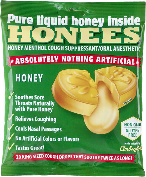 Ambrosoli Honees Cough Drops Original - 20 ct | Pantryway