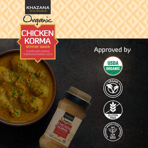 Khazana Chicken Korma Simmer Sauce -12.7 oz