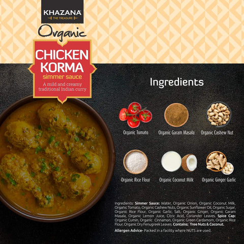 Khazana Chicken Korma Simmer Sauce -12.7 oz