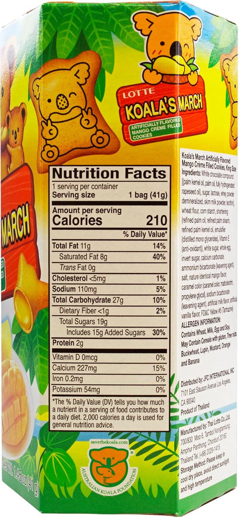Lotte Koala's March Mango Cookies - 1.45 oz