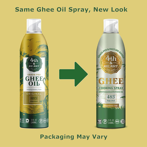 4th & Heart Grass Fed Ghee Spray Original - 5 fl oz