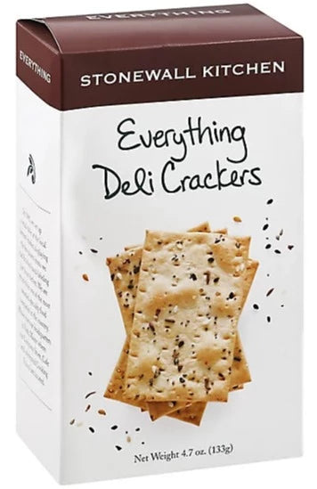 Stonewall Kitchen Everything Deli Crackers - 4.7 oz | stonewall kitchen crackers | stonewall crackers | Stonewall Kitchen | Pantryway