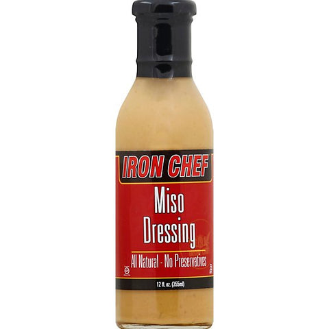Iron Chef Japanese Ginger Miso Dressing - 12 oz