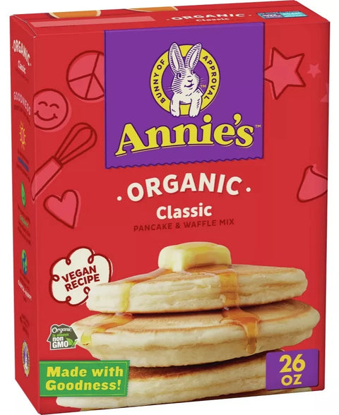 Annie's Homegrown Organic Pancake And Waffle Mix Original - 26 oz | annies organic pancake mix | annie's organic waffle mix | annie's homegrown pancake mix | annie's organic pancake and waffle mix | annie's organic pancake & waffle mix 26oz | Annies Homegrown | Pantryway