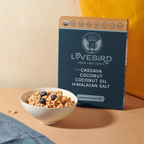 Lovebird Cereal Grain Free Unsweetened O's - 7 oz