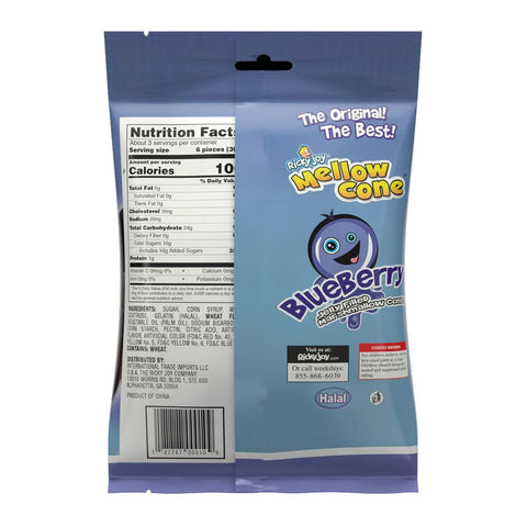 Ricky Joy Mellow Cone Blueberry - 3.53 oz
