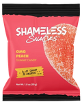 Shameless Snacks OMG Sour Peach Gummy Candy - 1.8 oz | Pantryway