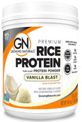 Growing Naturals Organic Brown Rice Protein Vanilla Blast - 16.4 oz | Pantryway
