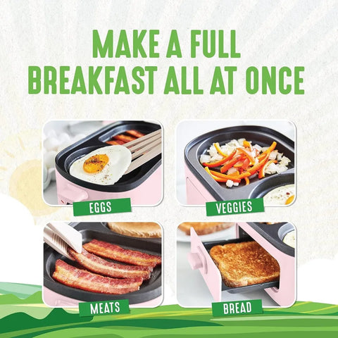 GreenLife 3-in-1 Breakfast Maker Station White