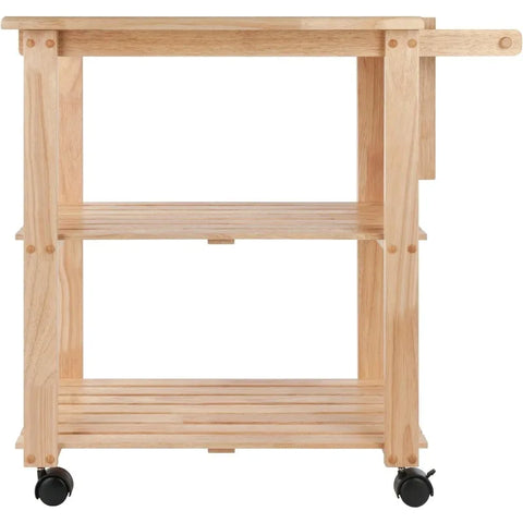 Wood Kitchen Island Cart Rolling