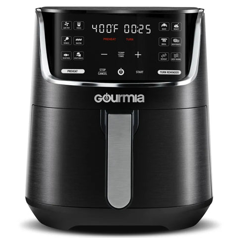 Gourmia 4-Quart Digital Air Fryer with 12 One-Touch Preset