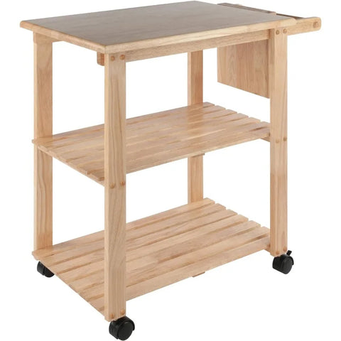 Wood Kitchen Island Cart Rolling