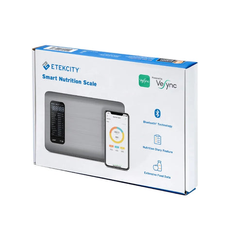 Etekcity Smart Nutrition Scale Black