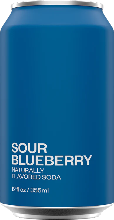 United Sodas Of America Sour Blueberry - 12 fl oz