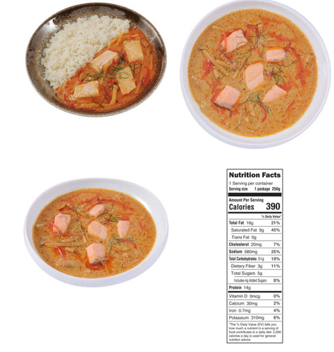Shanyi Thai Panang Curry with Salmon and Rice - 8.8 oz