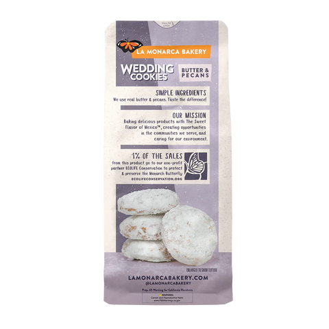 La Monarca Bakery Mexican Wedding Cookies - 6 oz
