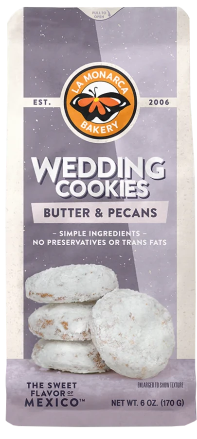 La Monarca Bakery Mexican Wedding Cookies - 6 oz | La Monarca cookies | La Monarca Bakery | Pantryway