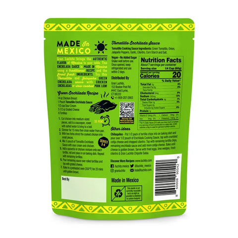 Gran Luchito Enchilada Sauce Green Tomatillo - 14 oz