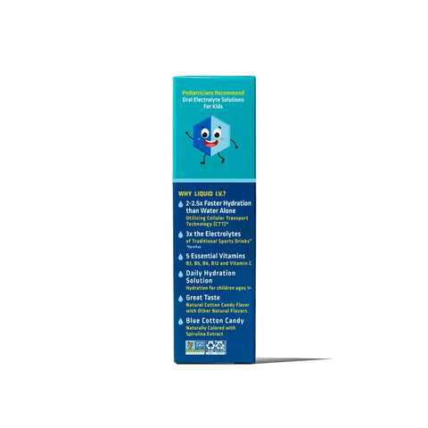 Liquid IV For Kids Hydration Multiplier Cotton Candy - 8ct/2.25 oz