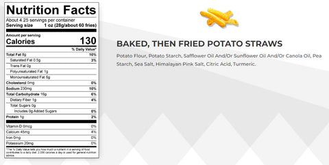 The Daily Crave Himalayan Pink Salt Fries - 4.25 oz