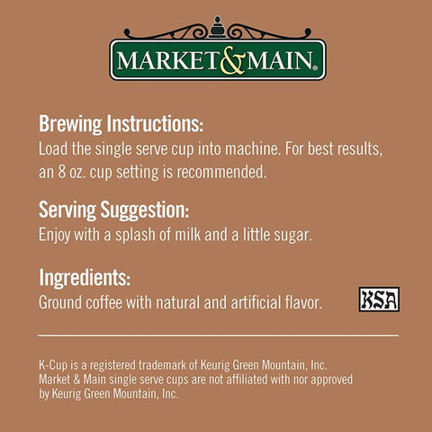 Market & Main Coffee Chocolate Peanut Butter Pods - 12 ct