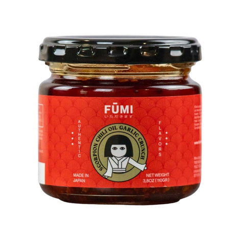 Fumi Japanese Scorpion Chili Oil Garlic Crunch - 3.8 oz | Pantryway