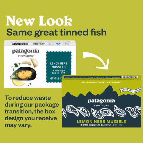 Patagonia Provisions Lemon Herb Mussels - 4.2 oz