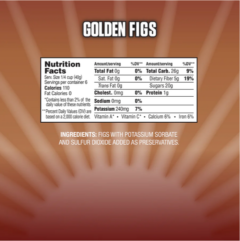 Nutra Fig Golden California Figs Crown - 9 oz
