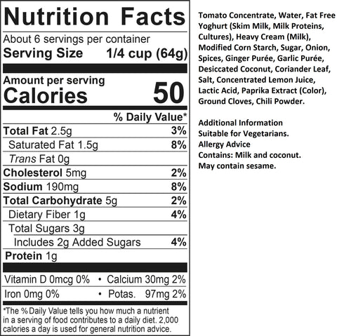 Sharwood's Reduced Fat Tikka Masala Simmer Sauce - 14.1 oz