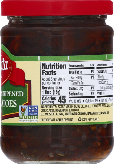 Mezzetta Juliene Cut Sun-Ripened Dried Tomatoes - 8 Oz