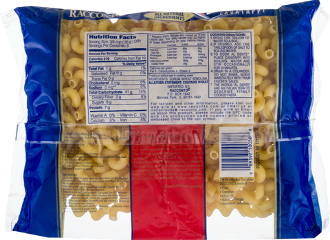 Racconto Cavatappi Pasta - 16 oz