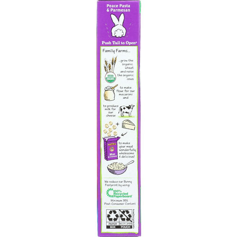 Annie's Homegrown Organic Peace Pasta and Parmesan - 6 oz