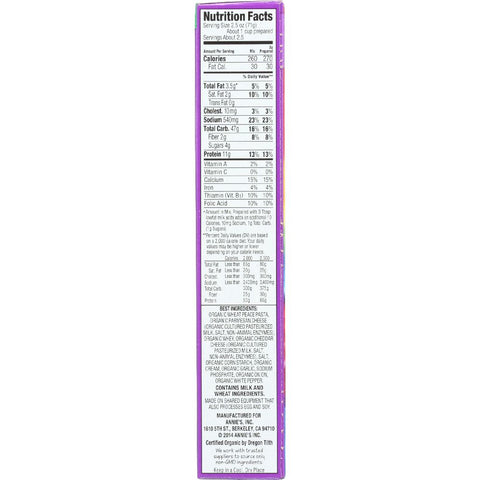 Annie's Homegrown Organic Peace Pasta and Parmesan - 6 oz