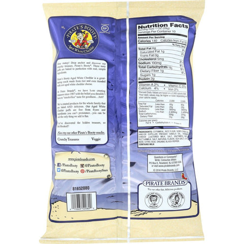 Pirate's Booty PopCorn Aged White Cheddar - 10 oz