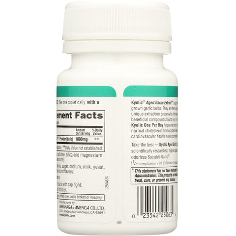 Kyolic Aged Garlic Extract 1000 mg - 30 ct