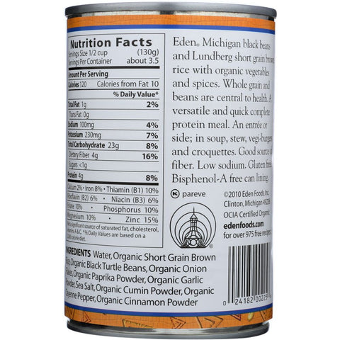 Eden Foods Organic Caribbean Rice and Beans - 15 oz