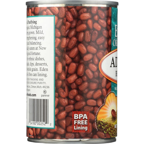 Eden Organic Aduki Beans No Added Salt - 15 oz