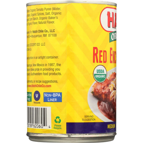 Hatch Organic Red Enchilada Sauce Medium - 15 oz