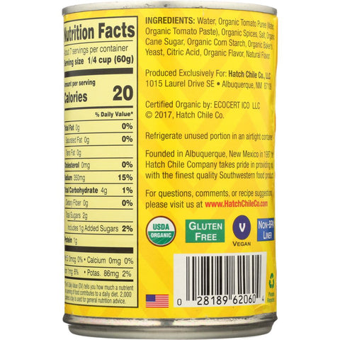 Hatch Organic Red Enchilada Sauce Medium - 15 oz